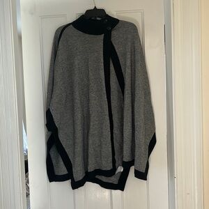 Elegant Banana knit poncho